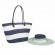 fashion chic UPF 50+Sun Protection Hat Beach Tote Bag Sun cloche floppy Hat purse and hat sets women