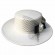 2024 Fashion women 100% australian wool felt flat top hat flower dress cloche fedora womens winter hats