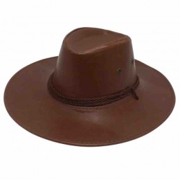 fashion classic men women unisex leather cowgirl hat western cattlemen leather cowboy hats for men