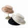 new fashion solid color wool felt trilby Fedora Hat Wide Brim felt flat top fedora hat with satin floral ribbon