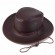 Women & Men outdoor leather Western Cowboy Hats fedora Brim Cowgirl Fedora hat