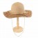 Womens UPF50 summer beach sun Hats with Accessories fashion womens paper straw 3 layers fringe wide brim sun hat