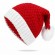 women\'s Winter Knitted winter beanie hats for men women christmas Stretchy Soft Cap Slouchy Warm knitted santa hat