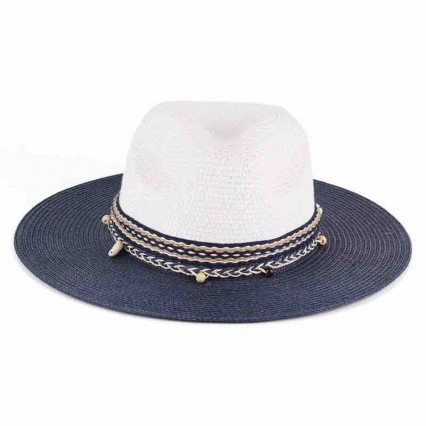 new ethnic women ladies panama summer beach straw hats sun hat outdoor travel UV protection jazz panama hat