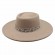 fashion Pork Pie men women unisex Flat Top boater hat 9.5cm Wide Brim Porkpie jazz Fedora Hat with ethnic band