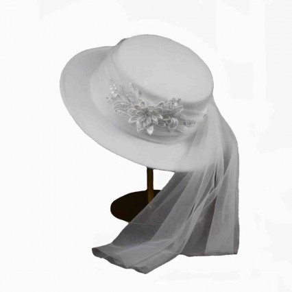 wholesale fashion Women sun hat Ruffles wide brim Kentucky Derby bride hats church wedding new arrival