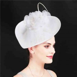 fashion Women sinamay UV protection sun hat Kentucky Derby 11 colors women ladies wedding Party small white church hats