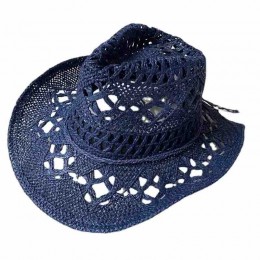 7 colors summer handmade crochet cowboy hat woman cowgirl hat summer cowboy hats