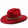 fashion chic retro men women 19 colors red felt rivet leather band western cattlemen cowgirl cowboy hat woman