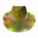 ready to ship 8 colors new fashion halloween party Flashing BlinkyLights Light Up Iridescent Space Cowgirl Hat