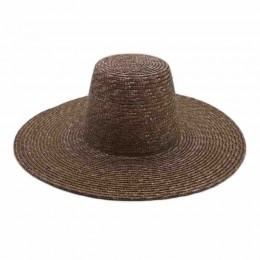 Women Summer Sun Casual Top Sunscreen 13cm big wide brim Straw Hats Outdoor Beach Adult Lady Caps straw top hat